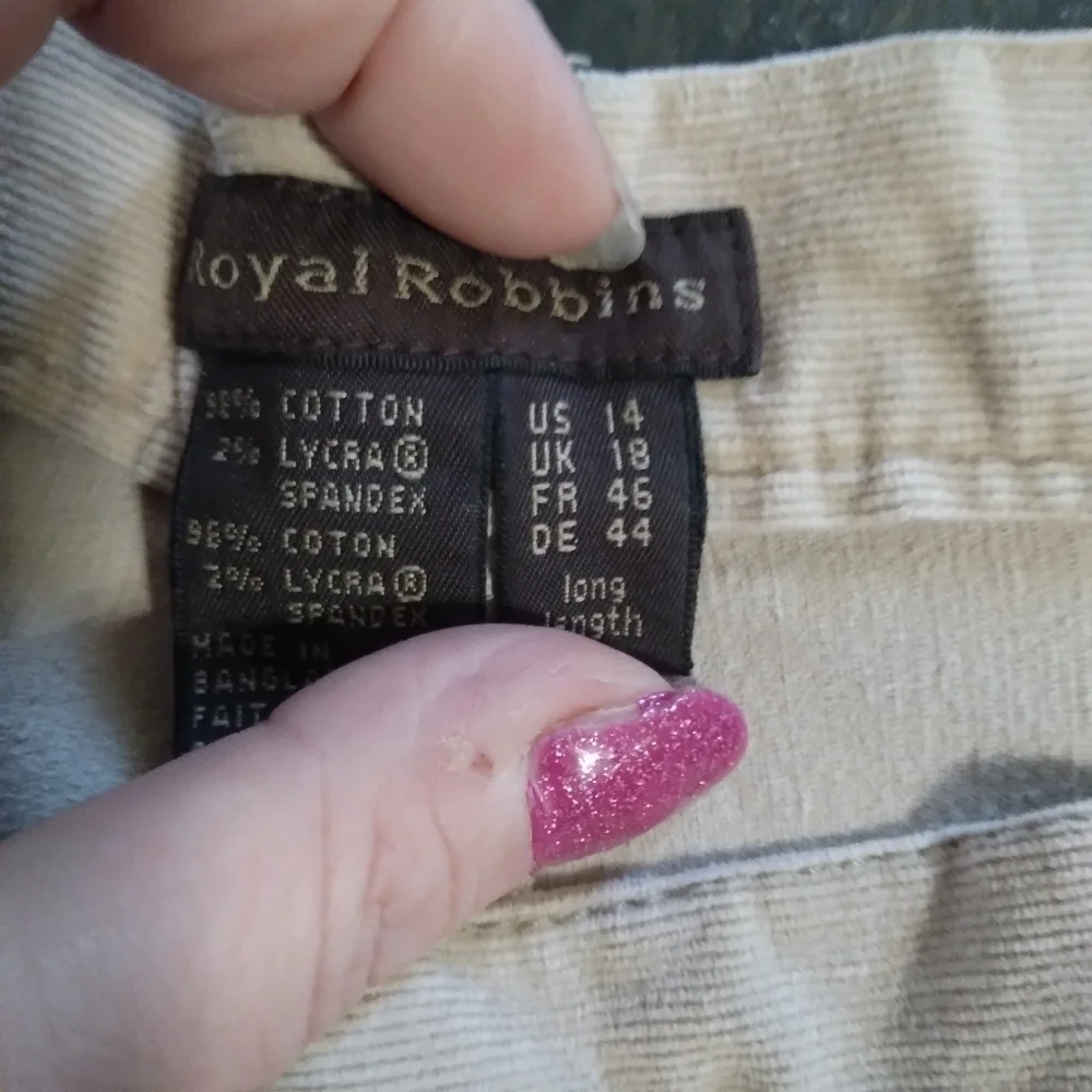 Womens Royal Robbins Corduroy pants - Picture 5 of 8